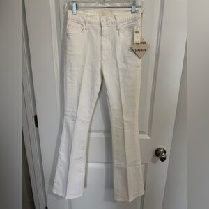 Mother Denim The Weekender Flare Jean Size 26 Totally Innocent NWT